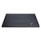Dacasso Black Leather 30" x 19" Desk Mat with Fixation Lip PR-1039 - alternate 1
